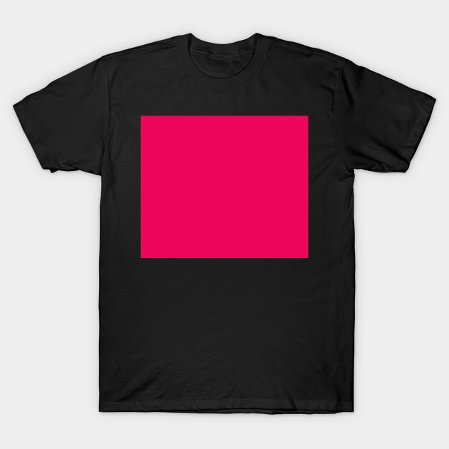 Shocking pink - solid. T-Shirt by CreaKat